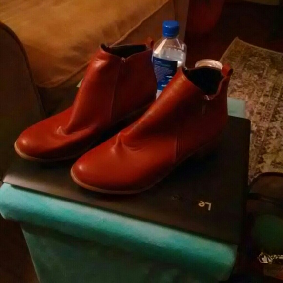 Leather booties, suede light grey booties and grey - Picture 1 of 3